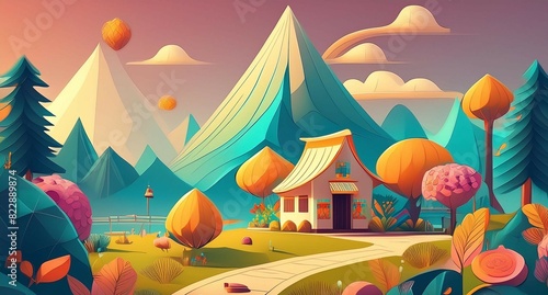 Animated landscape