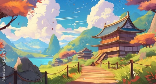 Animated landscape