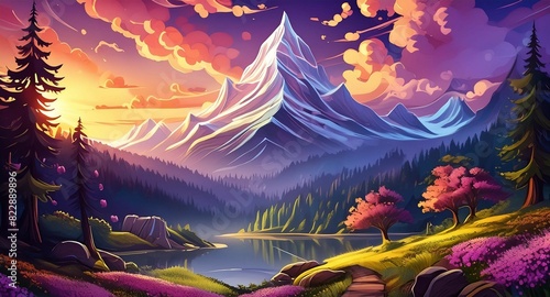 Animated landscape