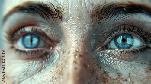 3D Visualization of Anti-Aging Skin Extract Application: Smoothing and Firming Wrinkle Reduction
