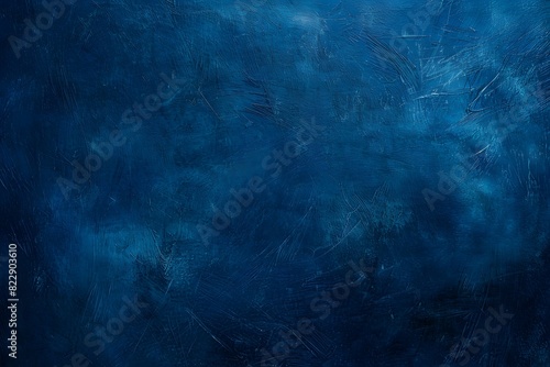 Abstract Navy Blue Background with Grunge Texture