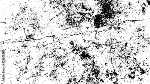 Distress old cracked concrete texture background, Scratched grunge texture. vector