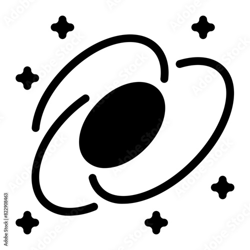 galaxy glyph icon