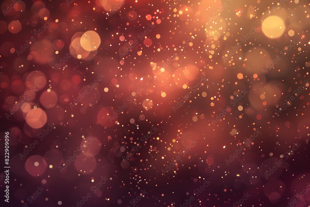 Abstract Red and Gold Glitter Bokeh Background Abstract Red and Gold Glitter Bokeh Background