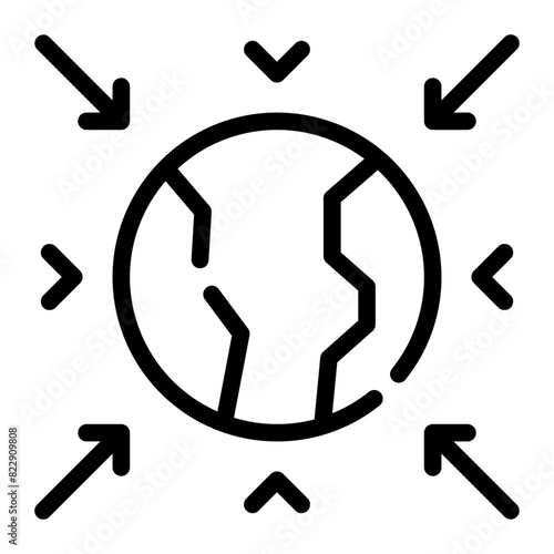 gravity line icon