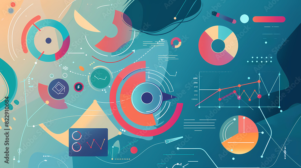 Obraz premium Infographic background vector illustration