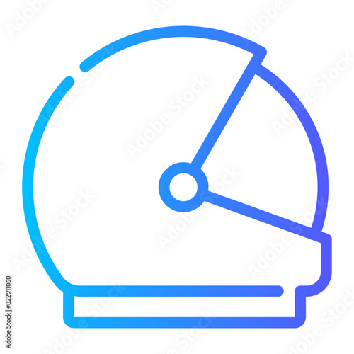 helmet gradient icon