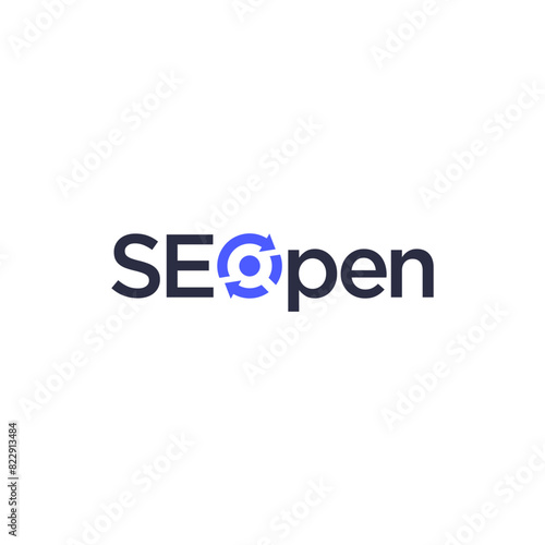 Letter O circle focus logo vector illustration