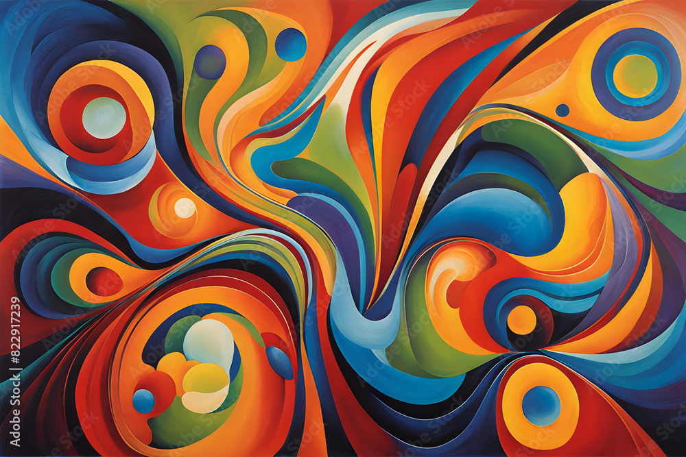 Abstract Swirling Pattern, Digital Painting. Digital arts. Colorful swirling Vortex wallpaper Abstract Swirling Pattern, Digital Painting. Digital arts. Colorful swirling Vortex wallpaper