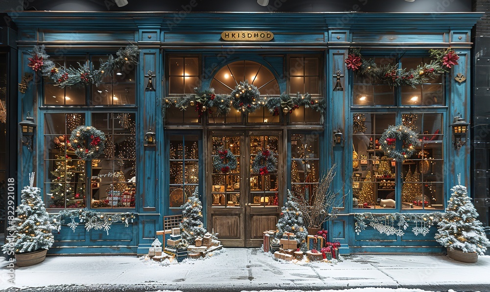 Christmas storefront windows Christmas storefront windows