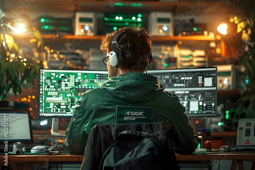 Visual Representation of Complex Processes in ASIC Design: Engineer's Work Illustrated