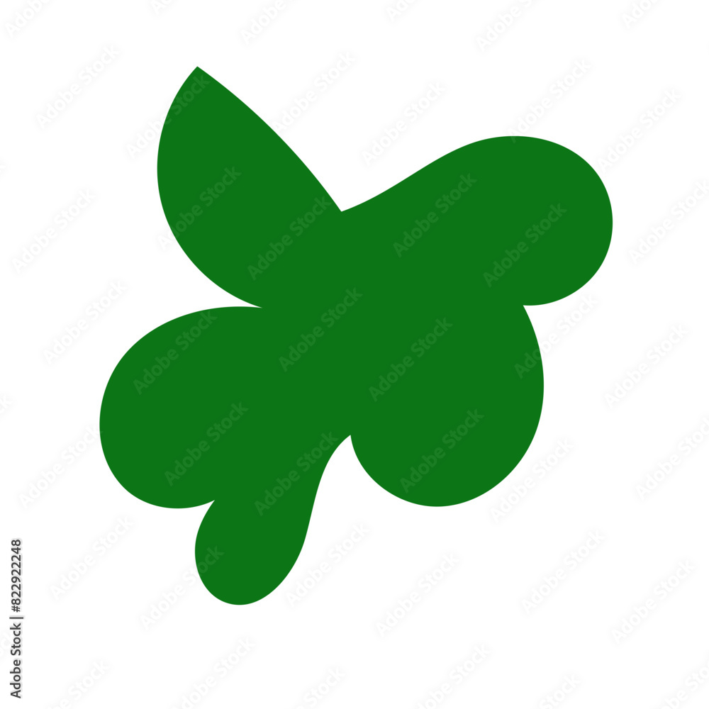 Green abstract shapes vector Green abstract shapes vector