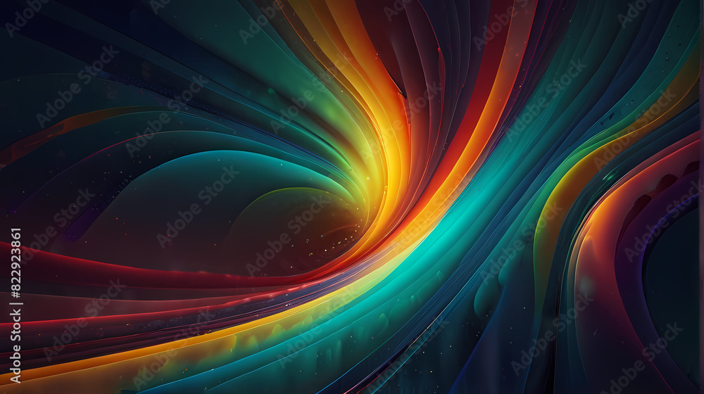 Abstract background With energy flow