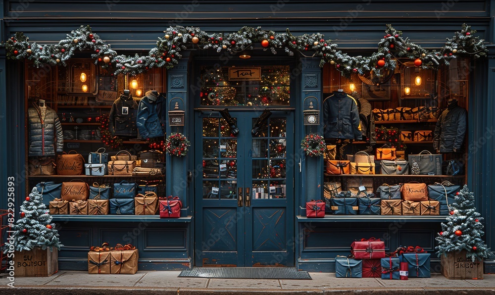 Christmas storefront windows Christmas storefront windows