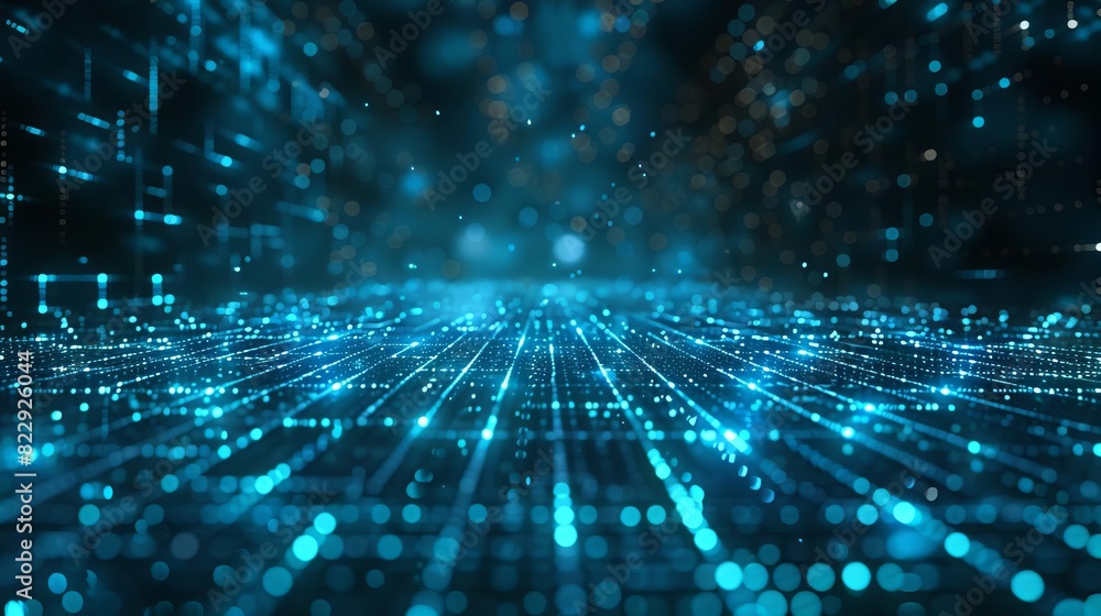 Immerse yourself in a mesmerizing world of glowing blue particles, where the boundaries of reality blur and endless possibilities await. Immerse yourself in a mesmerizing world of glowing blue particles, where the boundaries of reality blur and endless possibilities await.