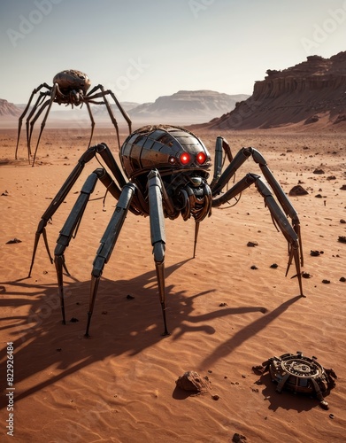 Metallic Arachnid: Surviving the Red Wasteland © BOJOShop