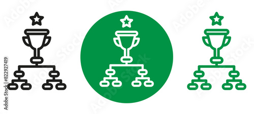 Tournament trophy icon sheet, achievement and victory icon sheet, 