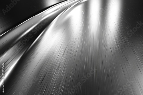 Create an abstract metal texture with a brushed metal finish