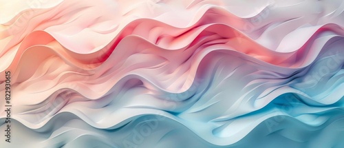 Create a seamless, high-resolution background pattern of pastel colored waves