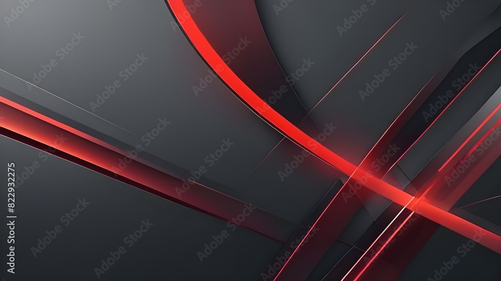 Dark grey black abstract background with red glowing lines design for social media post, business, advertising event. Modern technology innovation concept background Dark grey black abstract background with red glowing lines design for social media post, business, advertising event. Modern technology innovation concept background