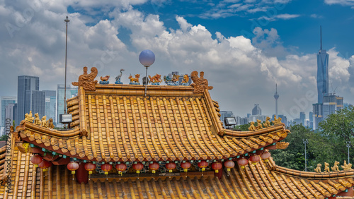 Photography The beautiful tiled roof of the Chinese Thean Hou Temple