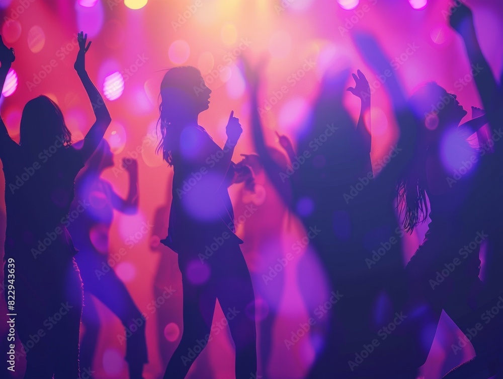 Group of People Dancing at a Party
