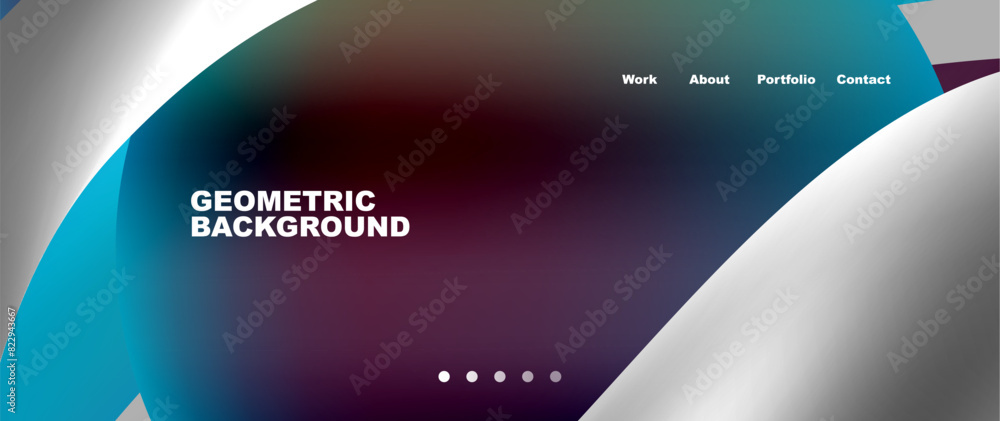 Bright multicolored geometric abstract shapes. Minimal trendy simplicity concept. Modern overlapping forms Bright multicolored geometric abstract shapes. Minimal trendy simplicity concept. Modern overlapping forms