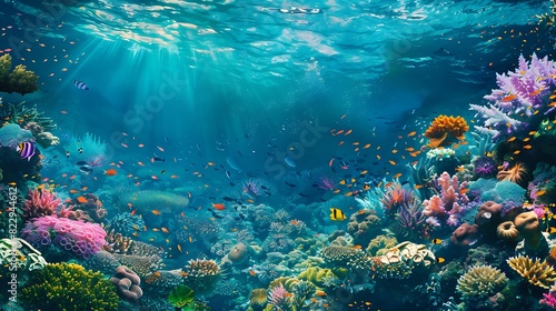 coral reefs host an array of animals from colorful fish and sea turtles to octopuses and reef sharks photo