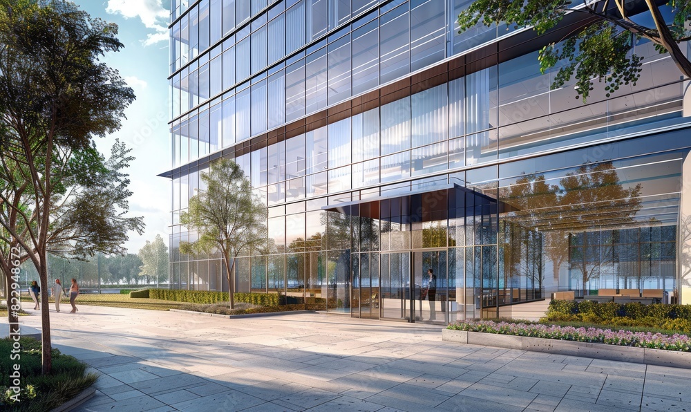 Obraz premium The Contemporary Elegance of a Corporate