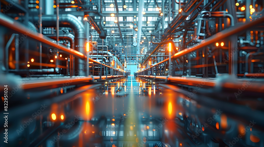 Glossy Production Network: Innovative Digital Art Representing Interconnected Production Technology Photo Realistic Concept on Adobe Stock Glossy Production Network: Innovative Digital Art Representing Interconnected Production Technology Photo Realistic Concept on Adobe Stock