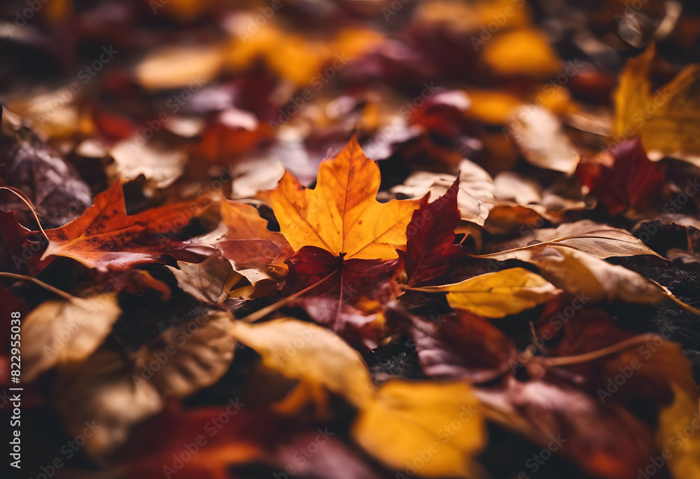 A close-up of colorful autumn leaves on the ground, showcasing a variety of red, orange, and yellow hues. A close-up of colorful autumn leaves on the ground, showcasing a variety of red, orange, and yellow hues.