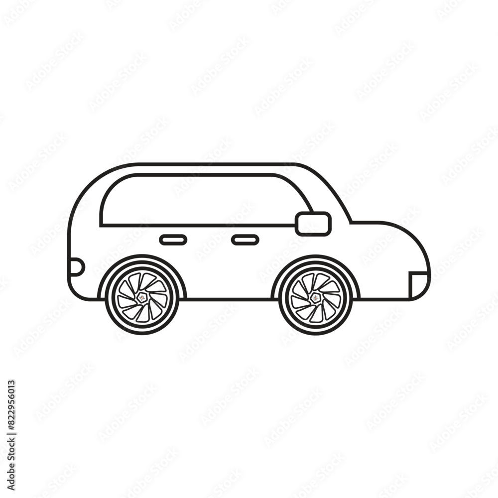 Flat car icon symbol vector Illustration. Flat car icon symbol vector Illustration.