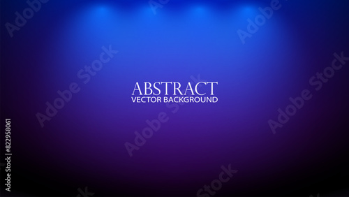Glowing Abstract Blue and Purple Background with Lights for wallpaper backdrop vector illustration