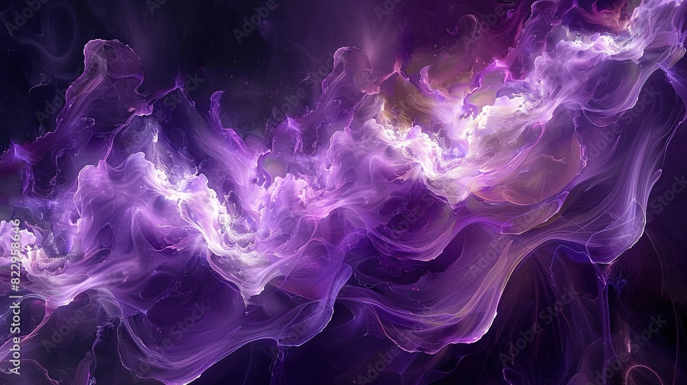 Obraz premium purple with abstract swirl designs