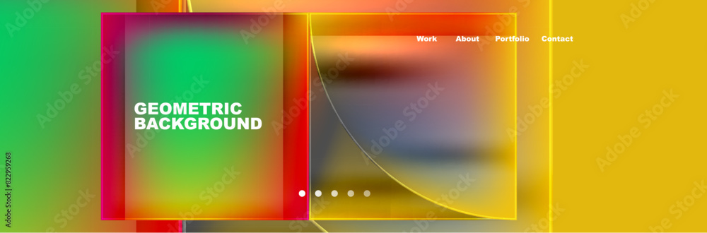 Circle triangle geometric web site page template. Vector Illustration For Wallpaper, Banner, Background, Card, Book Illustration, landing page Circle triangle geometric web site page template. Vector Illustration For Wallpaper, Banner, Background, Card, Book Illustration, landing page