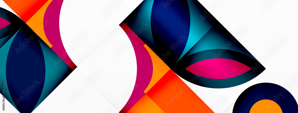 Circles and petals. Geometric beautiful abstract minimal template for Wallpaper, Banner, Background, Card, Book Illustration, landing page Circles and petals. Geometric beautiful abstract minimal template for Wallpaper, Banner, Background, Card, Book Illustration, landing page