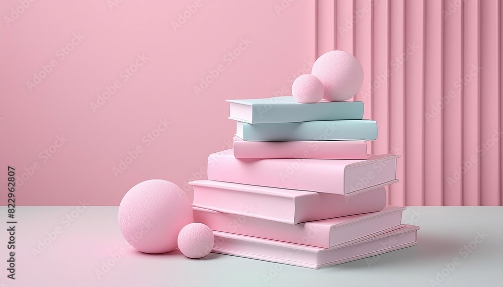 Open a book to see the world brighter and gain more knowledge with a pastel color background Open a book to see the world brighter and gain more knowledge with a pastel color background