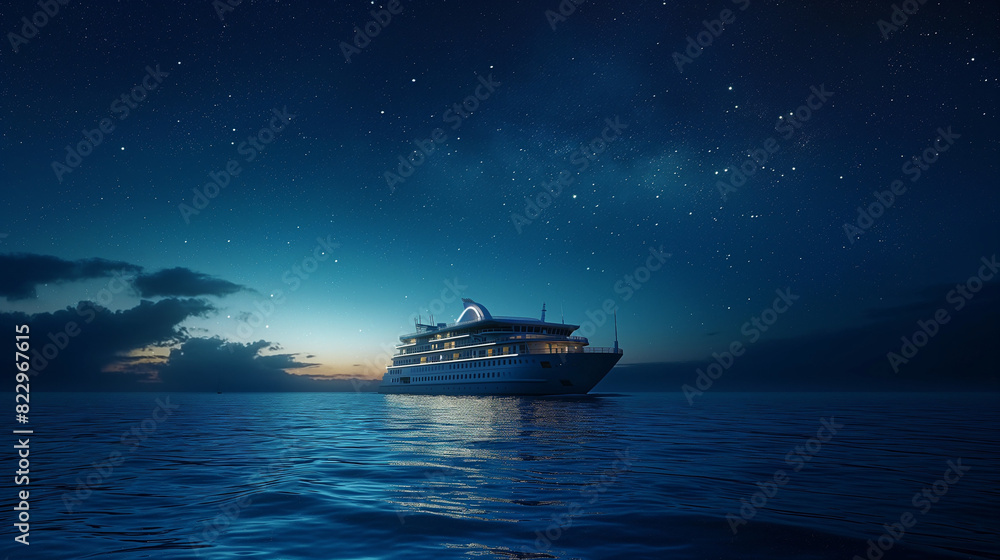 Obraz premium ship in the night