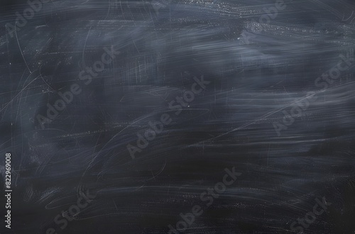 Dark Gray Chalkboard Texture with Blank Space for Text