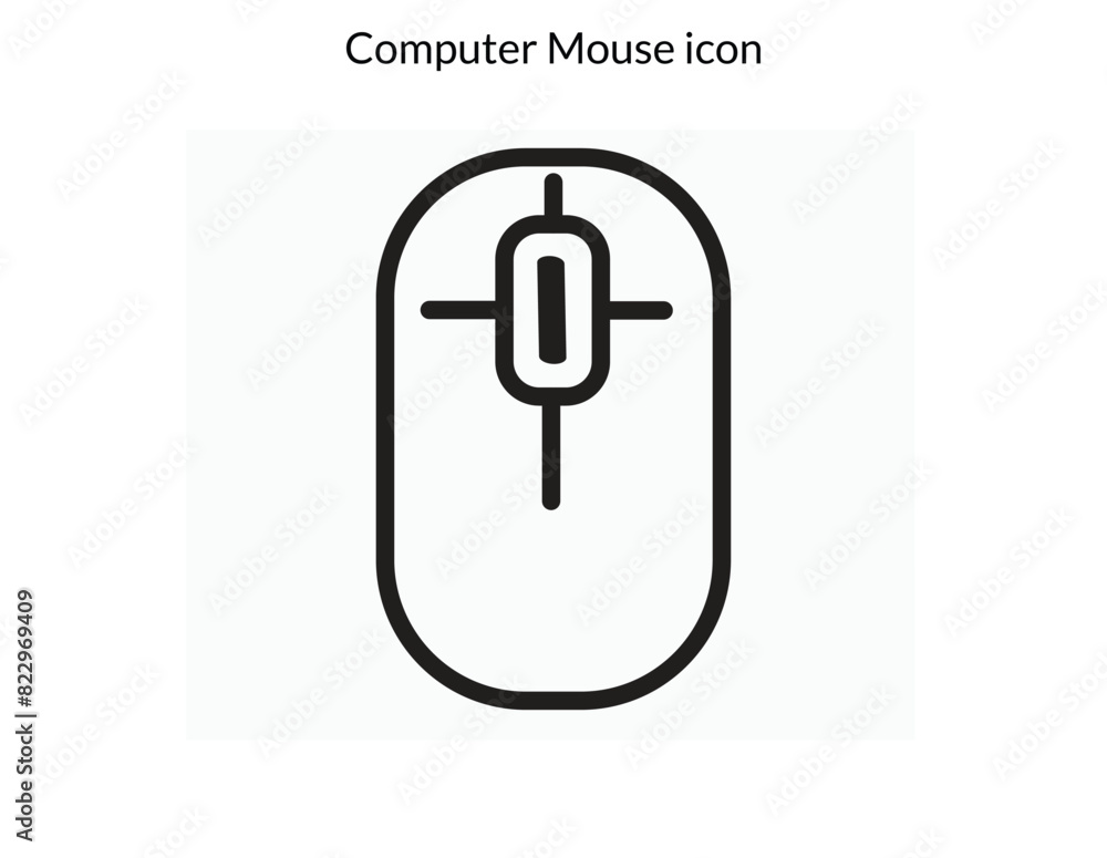 Mouse icon vector illustration template Mouse icon vector illustration template