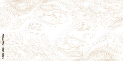 Mountain topographic contour in lines and contours. Surface map of mountain future. Stripes landscape. Abstract topographic contours map background.