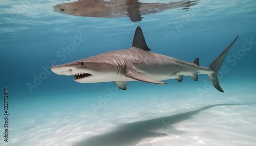 A Hammerhead Shark Hunting In Shallow Waters Upscaled 7 2