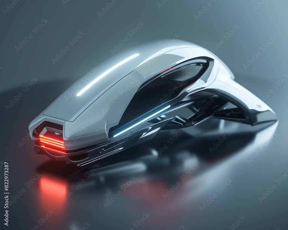 A sleek, futuristic device with a glowing red and blue light, representing advanced technology and innovation. The modern design and cutting-edge features make it an epitome of future tech concepts. A sleek, futuristic device with a glowing red and blue light, representing advanced technology and innovation. The modern design and cutting-edge features make it an epitome of future tech concepts.