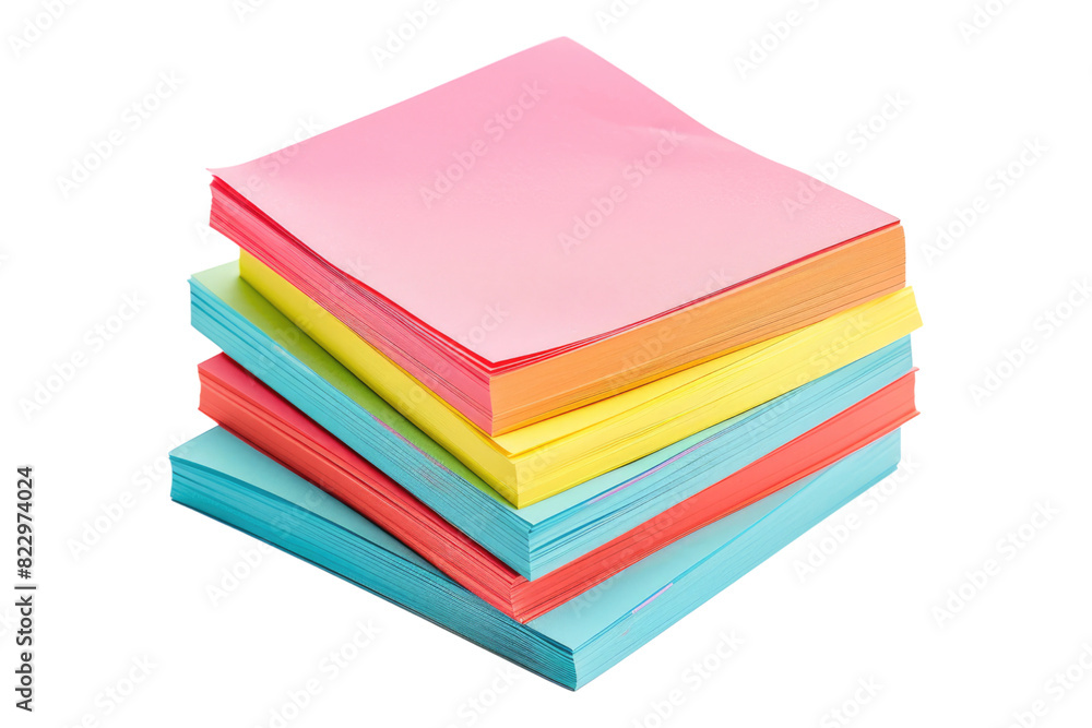 Sticky notes isolated on a white background Sticky notes isolated on a white background