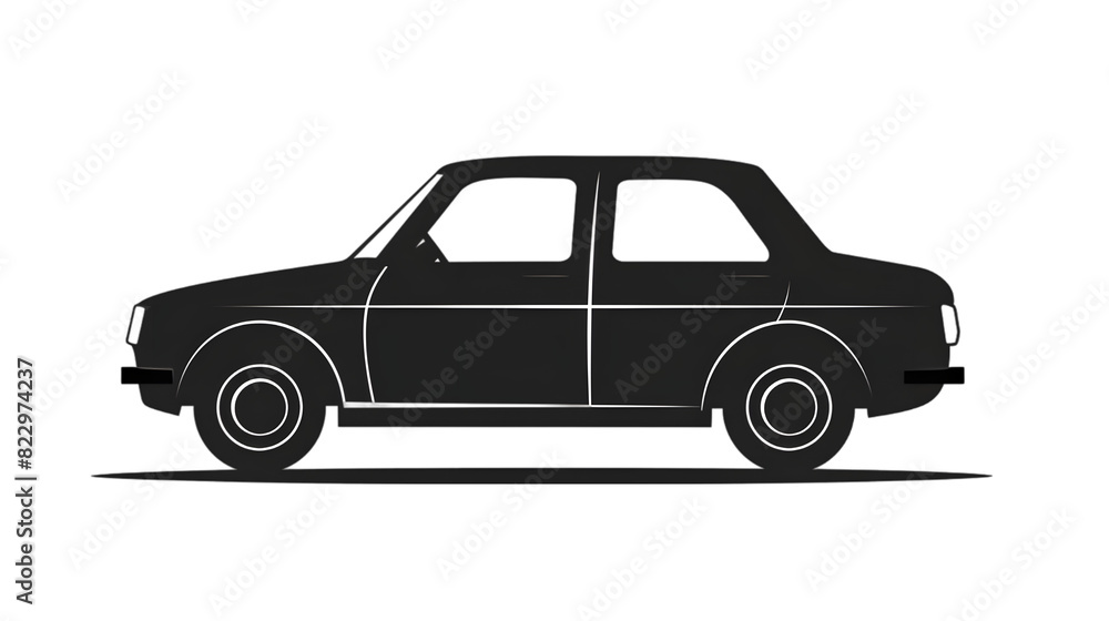 car icon isolated on a transparent background car icon isolated on a transparent background