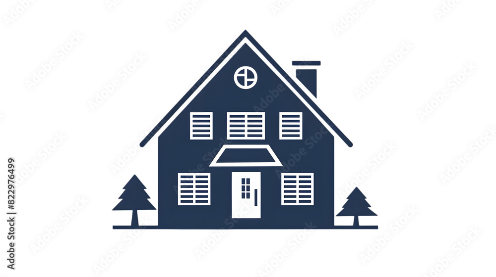 residence house icon isolated on a transparent background residence house icon isolated on a transparent background