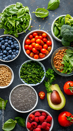 Composition with different kinds of chickpeas and vegetables on dark background.