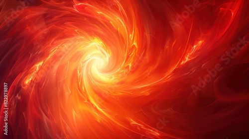 Fiery red with a light swirl pattern, copy space