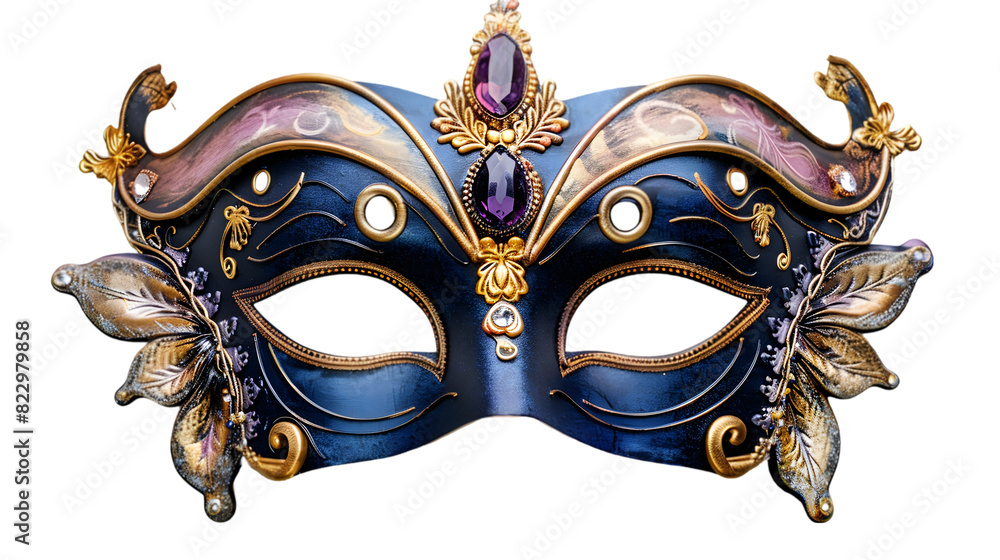 Opera carnival masquerade mask cut out isolated on a transparent background Opera carnival masquerade mask cut out isolated on a transparent background