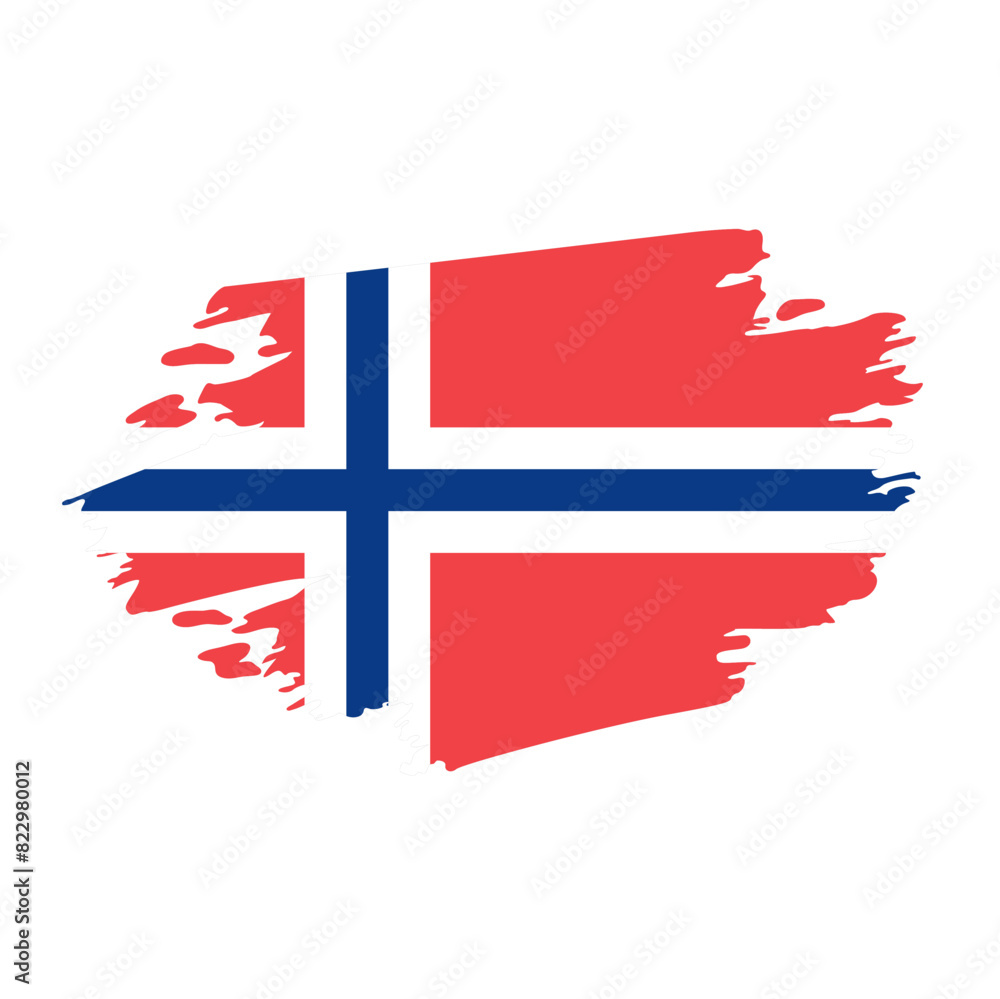 Obraz premium flag norway vector 